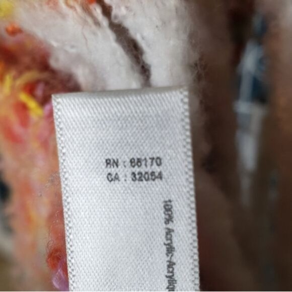 Anthropologie Multicolor Super Soft Fringe Ends Wrap/Scarf - Picture 5 of 5